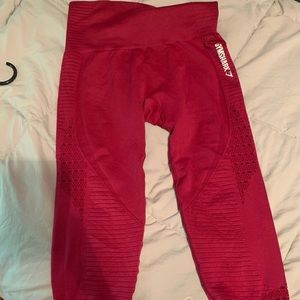 Gym shark seamless energy crop leggings - medium